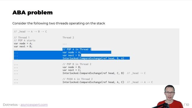 How .NET ConcurrentStack works? смотреть онлайн