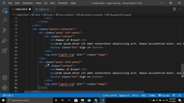 Responsive Sign In & Sign Up Form Using HTML & CSS & JS | Login & Registration Form смотреть онлайн