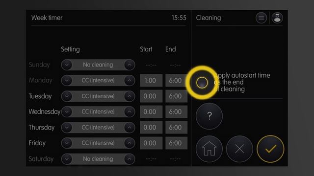 MIWE go! Profi Mode (8/8) | Automatic cleaning settings (EN) смотреть онлайн