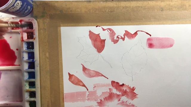 Loose Watercolour Painting Tutorial, Part 2, Brush Strokes смотреть онлайн
