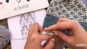 Ленивый/ложный жаккард. Узор «Зигзаг». Вяжем «Шапку Блогера»