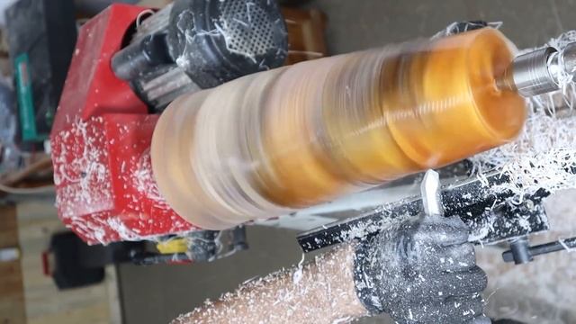 Woodturning - The Volcano Lamp смотреть онлайн