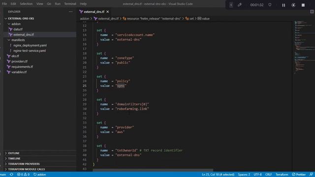Use External DNS with Route53 in EKS using Terraform смотреть онлайн