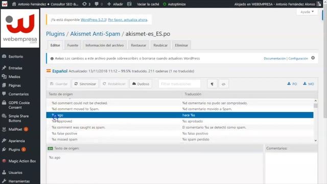 Traducir Wordpress con Loco Translate смотреть онлайн