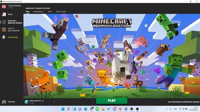 แจก+สอนลง Minecraft Bedrock Launcher สามารถย้อนเล่น Minecraft PE เวอร์ชั่นเก่าได้แบบ Java смотреть онлайн