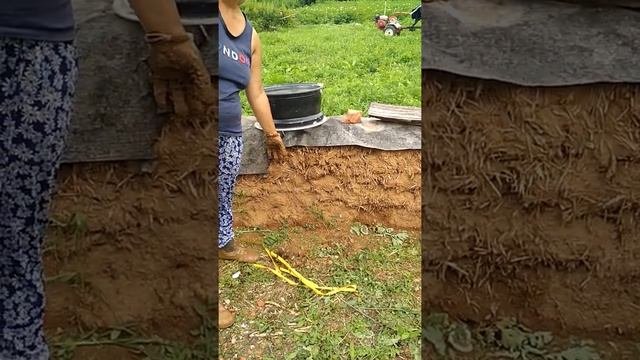 Саманная баня. Выкладываем стены. смотреть онлайн