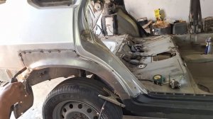 Замена задних арок ваз 2115