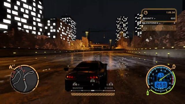 ЗИМА и НОЧЬ в Рокпорте? - Обзор Plak Graphics для NFS Most Wanted 2005