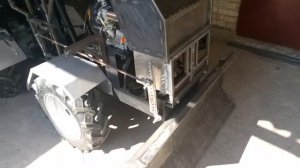 Самодельный отвал лопата на самодельный минитрактор （начало)