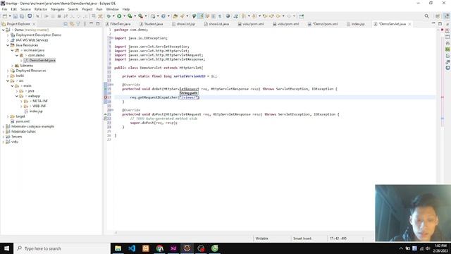 Cấu hình Servlet bằng XML và Annotation смотреть онлайн