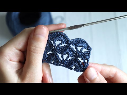 Простой узор крючком смотреть онлайн