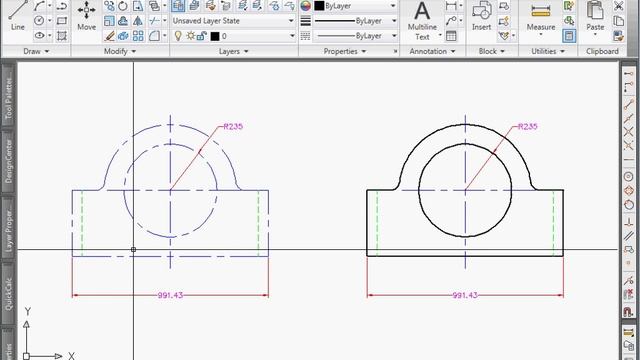 สอน Autocad 2010 [ตอนที่ 88]การย้ายวัตถุไปยัง Layer ใหม่ смотреть онлайн