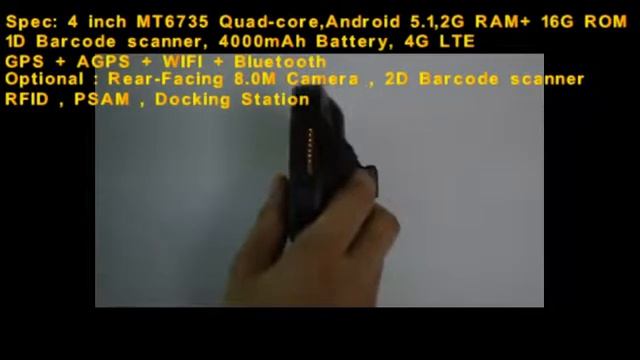 Wifi bluetooth PDA handheld wireless mobile computer barcode scanner terminal смотреть онлайн
