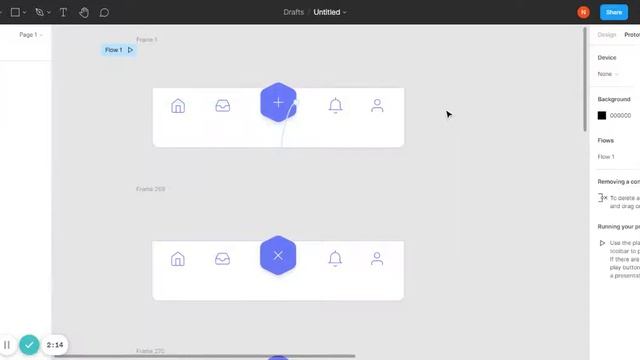 How to make a simple navbar micro-interaction in Figma смотреть онлайн