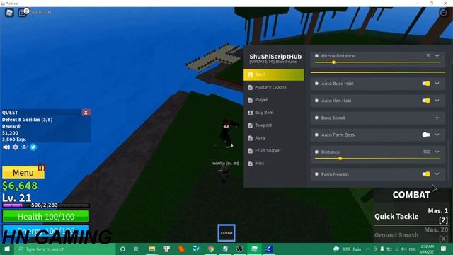 [ROBLOX] HACK BLOX FRUIT AUTO FARM, TELEPORT ALL / WORKING ON EXPLOIT ELECTRON AND KRNL смотреть онлайн