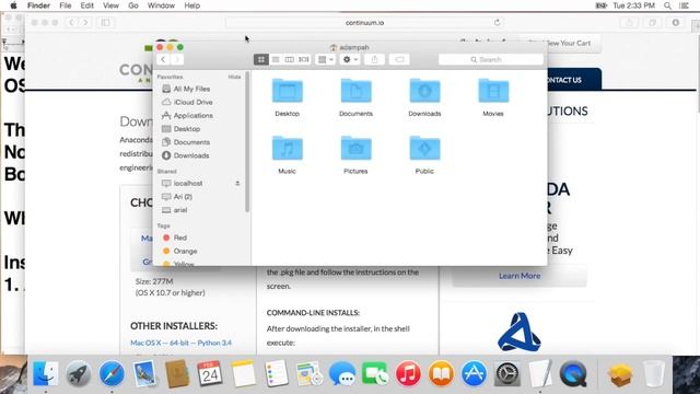 NICO101 - Mac OS X Anaconda Installation смотреть онлайн