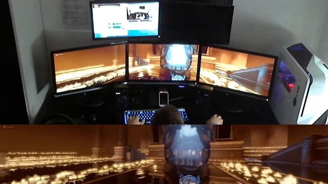 Bioshock Infinite Eyefinity Gameplay (Tri Triple Screen) - First Mission - Intro To Game смотреть онлайн