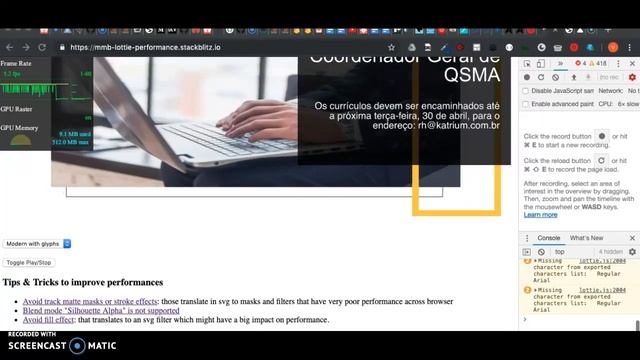 lottie-web performance tests смотреть онлайн