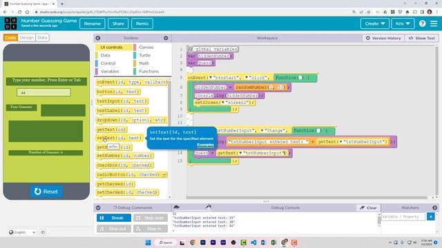 Create a Number Guessing Game in AppLab смотреть онлайн