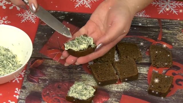 Новогодние рецепты. Канапе с селедкой "Под беленькую" смотреть онлайн