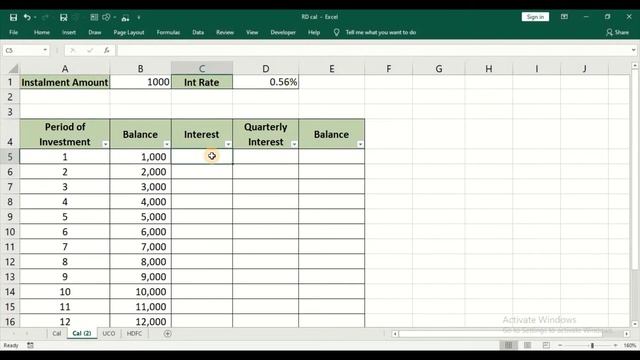 How to calculate Recurring Deposit Interest in Excel | RD Maturity amount and Interest Calculation смотреть онлайн