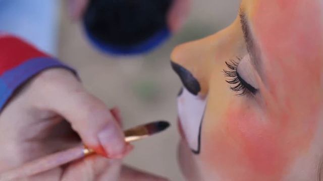 Tiger Face Painting. Маска тигра аквагрим смотреть онлайн