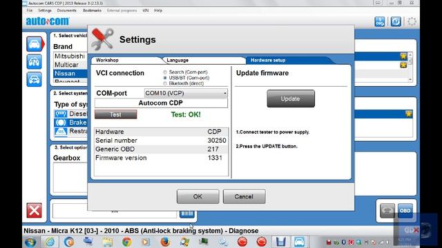 Autocom 2013.3 CDP Update Works On Old Autocom Vci With Bluetooth A4