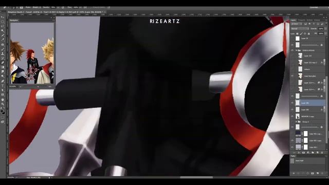 Speedpaint - Fate. (KINGDOM HEARTS) - Adobe Photoshop смотреть онлайн