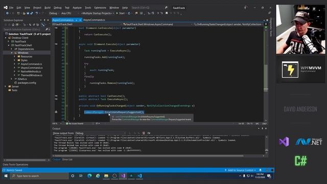Build WPF AsyncCommand Using C# Async Await, Task, And MVVM