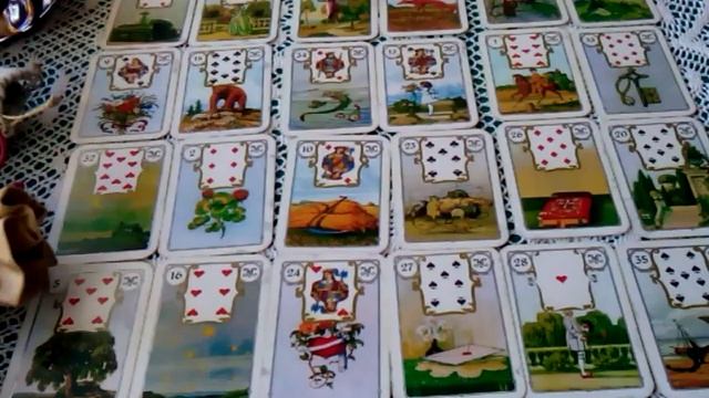 Отношения в паре. Расклад "Зеркало". Гадание на картах Ленорман смотреть онлайн