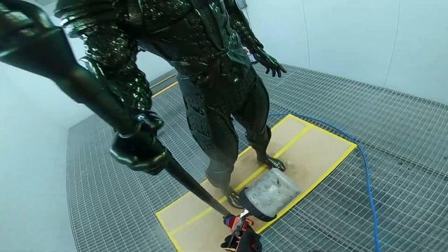 Automotive Paint technician Meets Aquaman: Massive 3D Printed Sculpture Spray Painting Mastery! смотреть онлайн