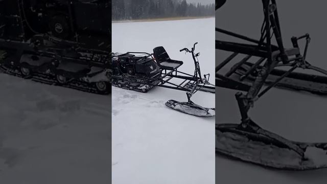 Мотособака помор 15 с лыжным модулем. смотреть онлайн