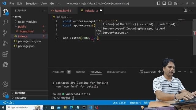 #23| Using HTML pages in Express | Static Page in React | Full Stack Development using MERN смотреть онлайн