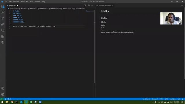 Tutorial on Mastering The Markdown Language : Session 1 смотреть онлайн