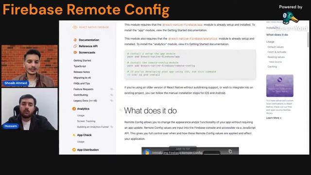 Understanding Firebase Remote Config: The Basics | Shoaib | Hussam | Discover RN смотреть онлайн