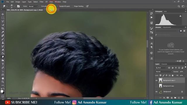 Photoshop Tutorial || How to Edit Outdoor Portrait | Blur & Color Background | Anundo Graphic Studi смотреть онлайн