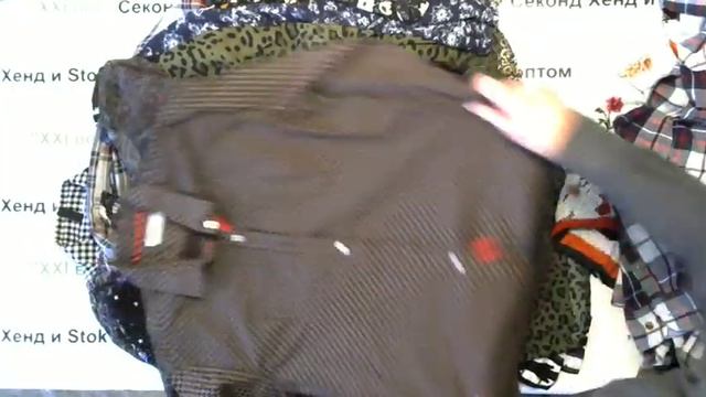 № 2468 Блузки Италия длин рукав супер крем цена 1100 руб за 1 кг вес пакета 12,4 кг. отснят 100%