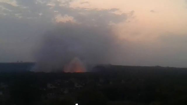 Донецк мкр.Широкий Кирша 22.09.2017 пожар смотреть онлайн