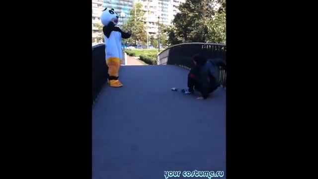 #MoTrach!Валёк бедняга)прикол с пандой смотреть онлайн