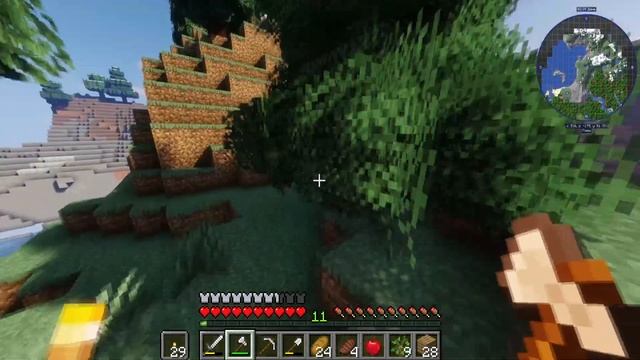 выживание с девушкой на 1.16.5 • Minecraft • ПОСТРОЙКА ВХОДА В ШАХТУ смотреть онлайн