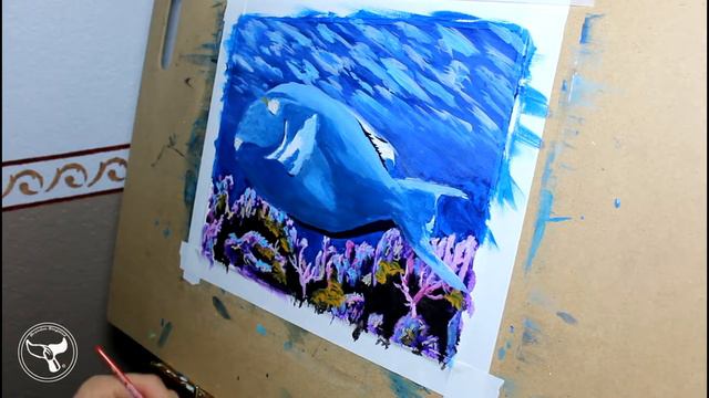 Yellowfin Surgeonfish - 3:9.5 - Nature Meets Paper