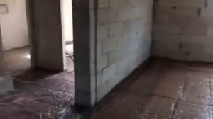 Подготовка под тёплый полы!!Отсыпка пола песком .Укладка сетки ,укладка пеноплекса .