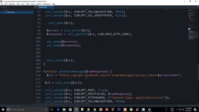 Messenger Chatbot Tutorial 8: Send buttons as response смотреть онлайн