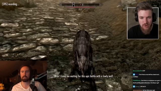 This AI Mod just transformed Skyrim forever | Asmongold Reacts смотреть онлайн