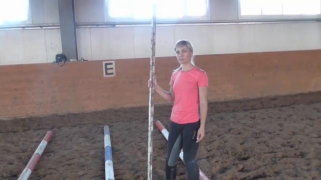 Работа лошади верхом через кавалетти на шагу смотреть онлайн