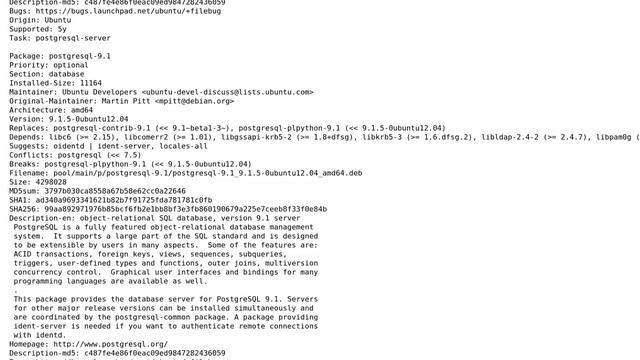 Postgresql has broken apt-get on Ubuntu смотреть онлайн