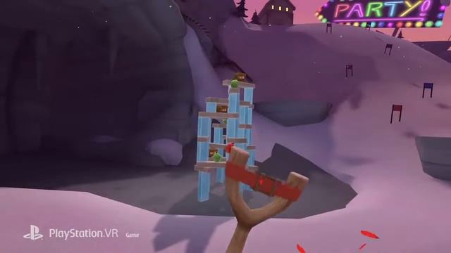 Angry Birds VR Isle of Pigs Trailer PSVR смотреть онлайн