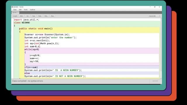 NEON NUMBER IN JAVA ICSE CLASS 9 & 10 смотреть онлайн