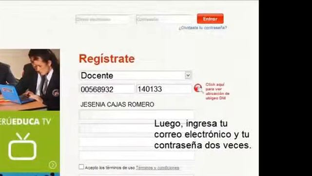 ¿TIENE DIFICULTADES PARA REGISTRARSE EN PERÚEDUCA смотреть онлайн