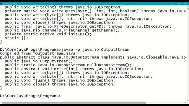 154. FileOutputStream class in IO-Streams || Input-Streams & Output-Streams in Java || Java Streams смотреть онлайн